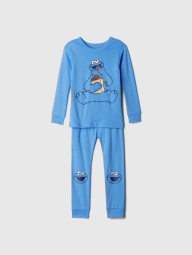 Детская пижама Sesame Street GAP лонгслив и штаны 1159842385 (Синий 6)