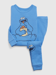 Детская пижама Sesame Street GAP лонгслив и штаны 1159842385 (Синий 6)