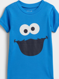 Детская пижама Sesame Street GAP футболка и шорты 1159844883 (Синий 4)