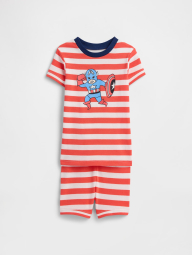 Дитячий комплект GAP футболка та шорти 1159850971 (Білий/Червоний 2) на зріст 95 см