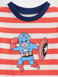 Дитячий комплект GAP футболка та шорти 1159850971 (Білий/Червоний 2) на зріст 95 см