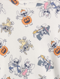 Детская пижама Lilo and Stitch GAP лонгслив и штаны 1159853133 (Молочный 3) на рост 100 см