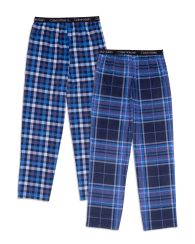 Набор флисовых детских домашних штанов Calvin Klein комплект 1159854371 (Синий S) на рост 112-123 см