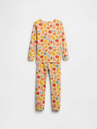 Детская пижама с принтом GAP лонгслив и штаны 1159854688 (Желтый 2) на рост 84-91 см