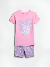 Детская пижама Sesame Street GAP футболка и шорты 1159858789 (Разные цвета 5) на рост 110 см