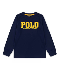 Детская пижама Polo Ralf Lauren лонгслив и штаны 1159859977 (Синий M) на рост 132-147 см