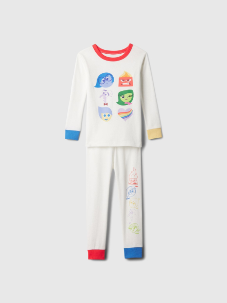 Детская пижама GAP лонгслив и штаны 1159839308 (Белый 6-12M)