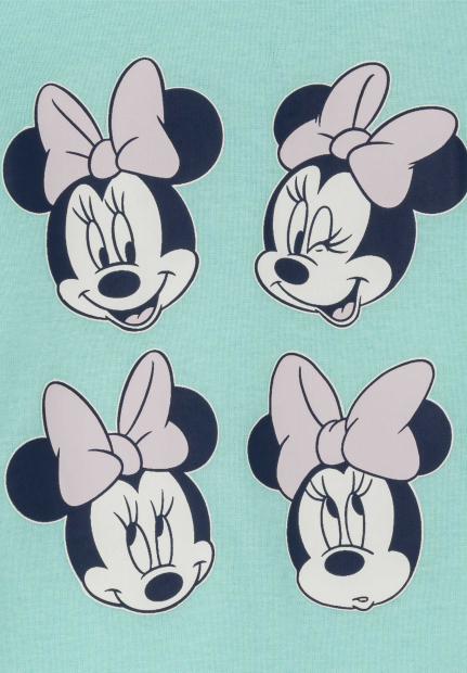 Детская пижама Disney Minnie Mouse GAP футболка и шорты 1159839911 (Бирюзовый 6-12M)