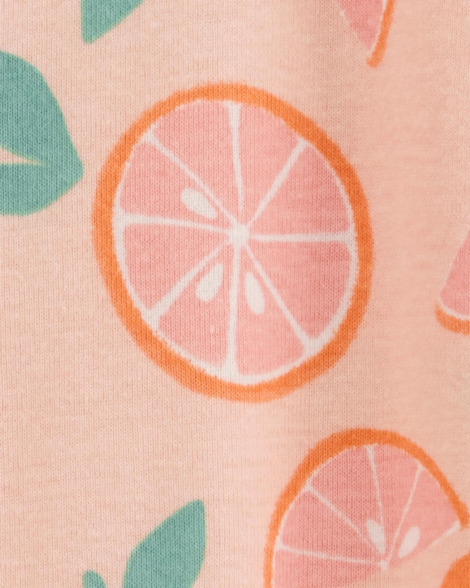 Пижама для малышей Carter's комбинезон на молнии 1159846090 (Оранжевый 24M)