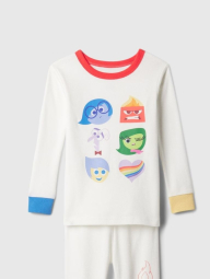 Детская пижама Inside Out GAP лонгслив и штаны 1159839559 (Молочный 6)