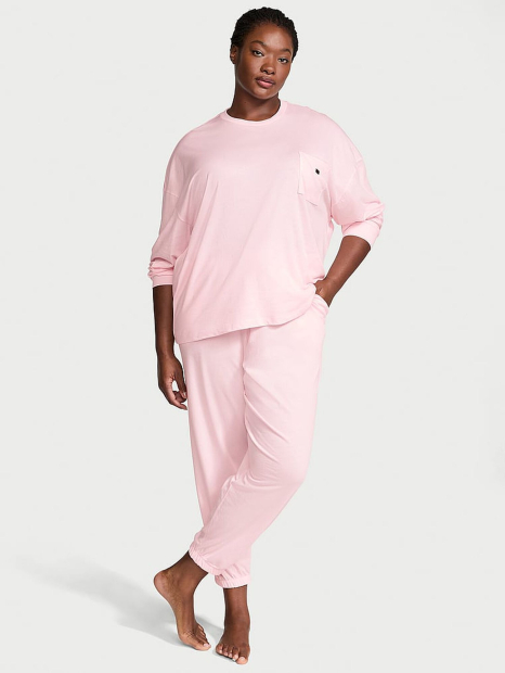 Домашний комплект Victoria’s Secret кофта и штаны 1159841170 (Розовый S)