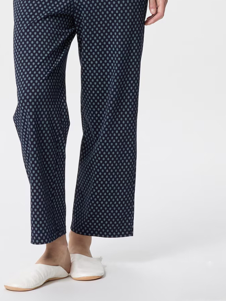 Піжама Uniqlo комплект сорочка та штани 1159844395 (Синій XS)