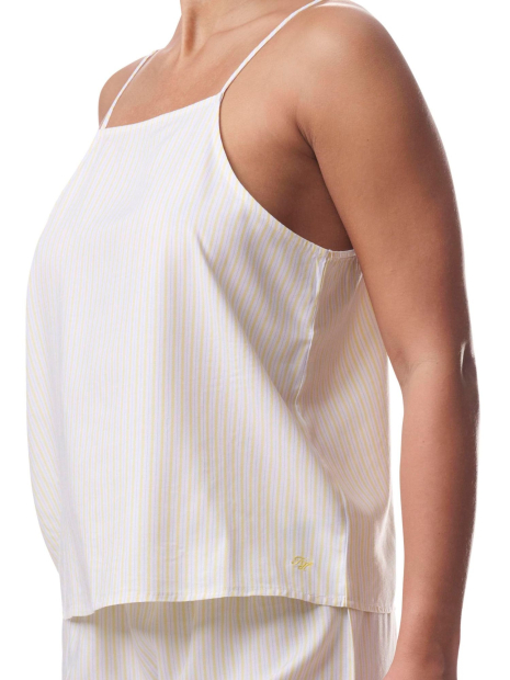 Женская пижама Tommy Hilfiger комплект для сна майка и шорты 1159846699 (Белый XL)