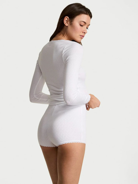 Женская пижама Victoria's Secret кофта и шорты 1159848931 (Белый M)