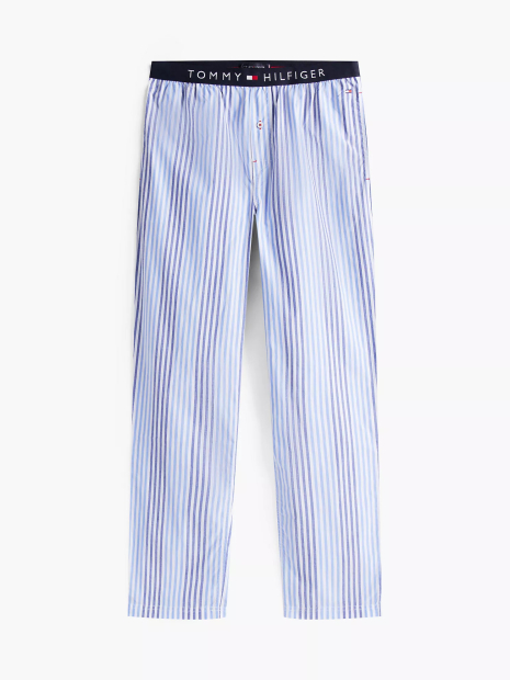 Мужская пижама Tommy Hilfiger лонгслив и штаны 1159847599 (Голубой XL)