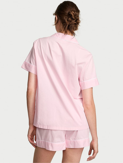 Домашний комплект пижамы Victoria’s Secret рубашка и шорты 1159849489 (Розовый L)