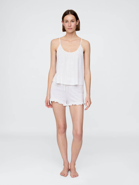Піжамний комплект GAPBody піжама майка та шорти 1159850420 (Білий S)