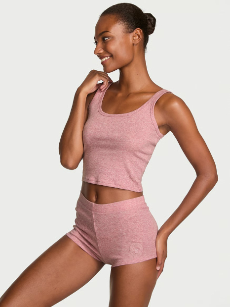 Домашній комплект Victoria's Secret майка та шорти 1159853729 (Рожевий XL)