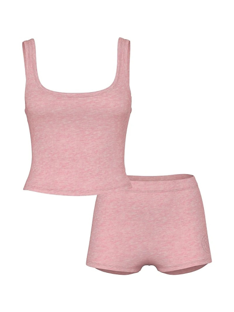 Домашній комплект Victoria's Secret майка та шорти 1159853729 (Рожевий XL)