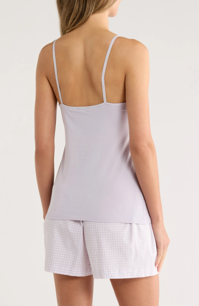 Жіноча піжама Calvin Klein комплект для сну майка та шорти 1159853986 (бузковий XL)