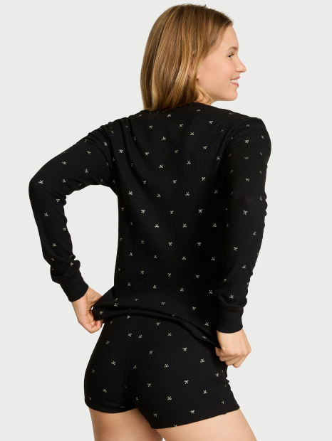 Домашний комплект Victoria’s Secret кофта и шорты 1159857141 (Черный M)