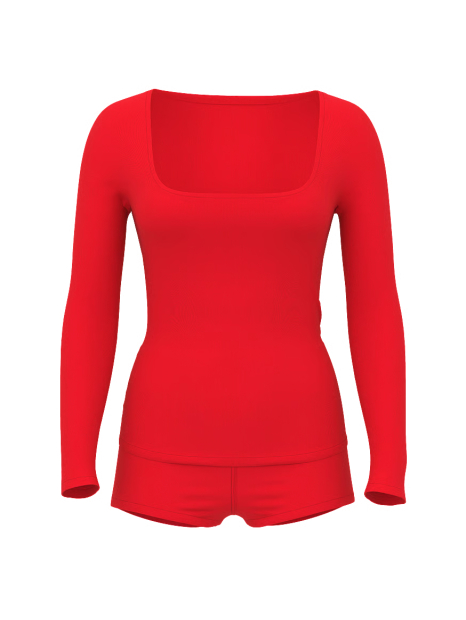 Женская пижама Victoria’s Secret кофта и шорты 1159859518 (Красный XL)