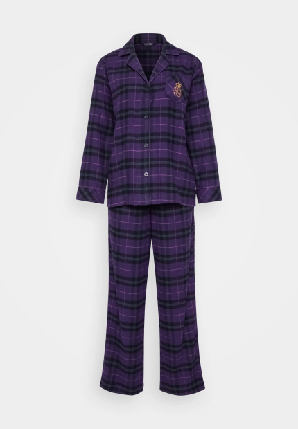 Женская фланелевая пижама Ralph Lauren рубашка и брюки 1159859920 (Фиолетовый L)