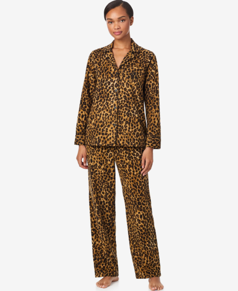 Жіноча тепла піжама Ralph Lauren сорочка та штани 1159860147 (Леопардовий S)