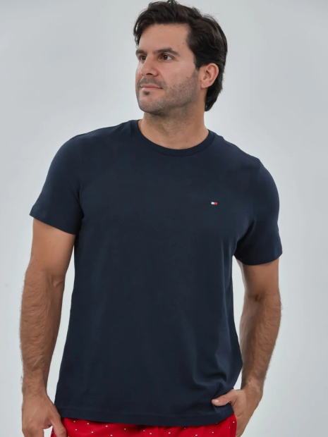 Мужская пижама Tommy Hilfiger футболка и штаны 1159861033 (Синий/Красный L)