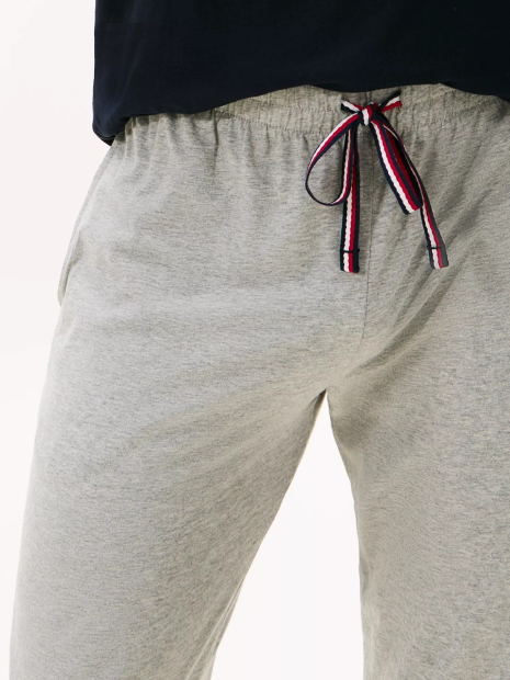 Мужская пижама Tommy Hilfiger футболка и джоггеры 1159862785 (Синий/Серый L)