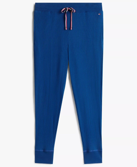 Мужская пижама Tommy Hilfiger лонгслив и джоггеры 1159862793 (Синий L)
