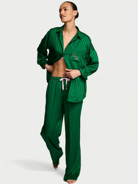 Женская пижама Victoria's Secret 1160008066 (Зеленый M)