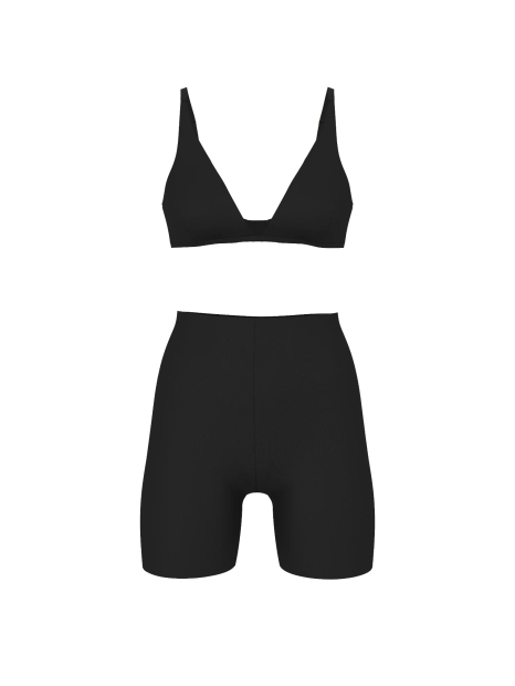 Домашний комплект Victoria’s Secret бюст и шортики 1160015348 (Черный S)
