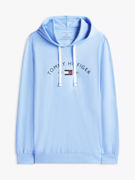 Чоловіча легка піжама Tommy Hilfiger худі та штани 1160222257 (Блакитний L)