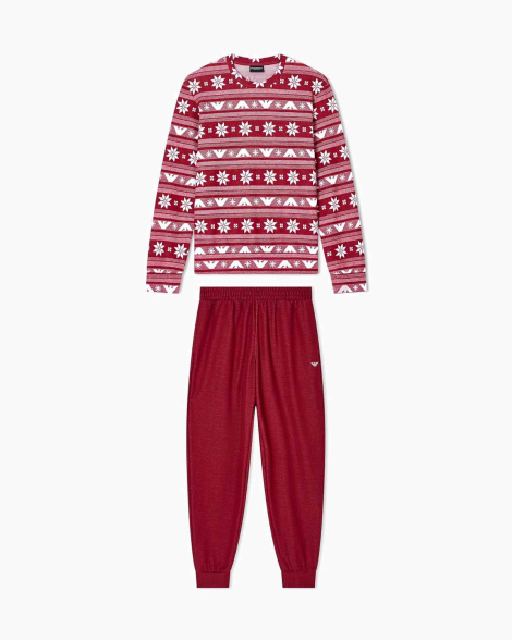 Мужская пижама Emporio Armani свитшот и джоггеры 1160462303 (Красный XL)