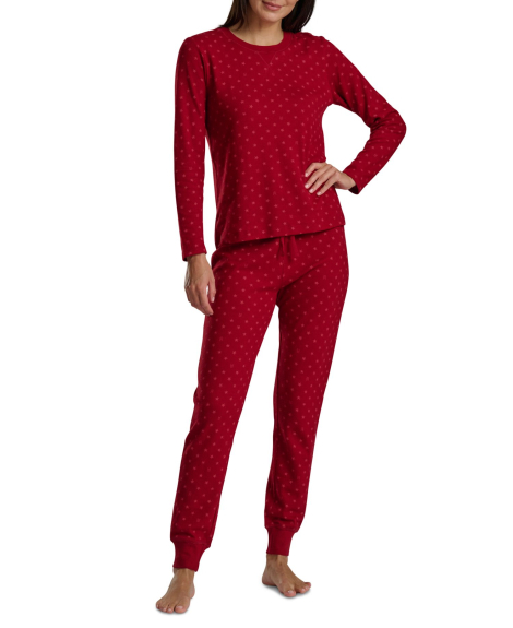Женская пижама Tommy Hilfiger кофта и штаны 1160901097 (Красный S)