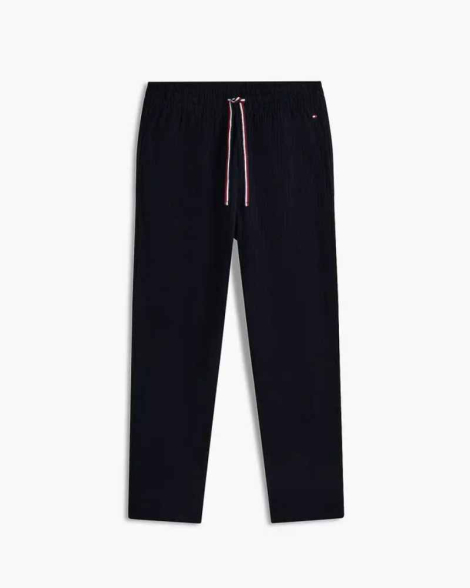 Мужская пижама Tommy Hilfiger рубашка с коротким рукавом и штаны 1161046757 (Синий M)