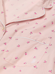 Женская хлопковая пижама Victoria's Secret рубашка и штаны 1159843121 (Розовый M)