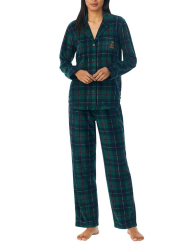Флисовая пижама Ralph Lauren рубашка и брюки 1159839732 (Зеленый XL)