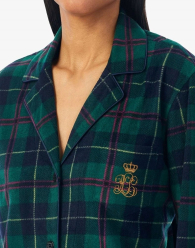 Флісова піжама Ralph Lauren сорочка та штани 1159839732 (Зелений XL)