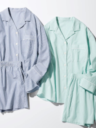 Женская пижама Uniqlo комплект рубашка и шорты 1159839865 (Зеленый XXL)