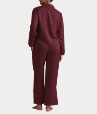 Женская пижама Tommy Hilfiger рубашка и штаны 1159841295 (Бордовый S)