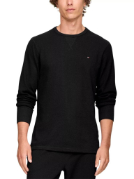 Чоловічий домашній комплект Tommy Hilfiger лонгслів та джоггери 1159841375 (Чорний M)
