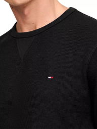 Мужской домашний комплект Tommy Hilfiger лонгслив и джоггеры 1159841375 (Черный M)