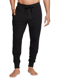 Мужской домашний комплект Tommy Hilfiger лонгслив и джоггеры 1159841375 (Черный M)