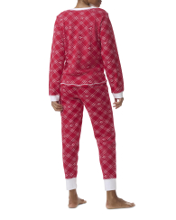 Женская пижама Tommy Hilfiger лонгслив и джоггеры 1159843509 (Красный L)