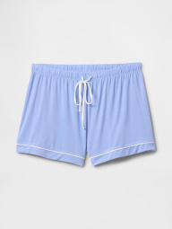 Домашній піжамний комплект Gap сорочка та шорти 1159845226 (Блакитний XXL)