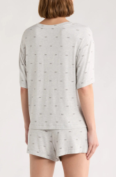 Женская пижама DKNY футболка и шорты 1159845487 (Серый S)