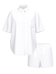 Пижама Victoria’s Secret рубашка и шорты 1159847334 (Белый M)