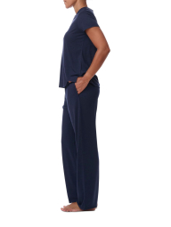 Жіноча піжама Tommy Hilfiger комплект футболка та штани 1159847147 (Синій L)